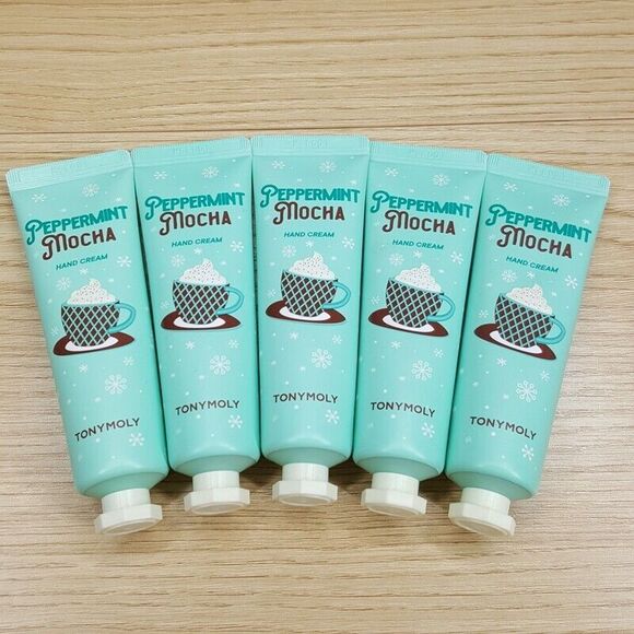 TONYMOLY Peppermint Mocha Hand Cream SET OF 5 - Picture 1 of 2